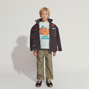 Брюки свободные Gingersnaps "Harold Dino Party", хаки